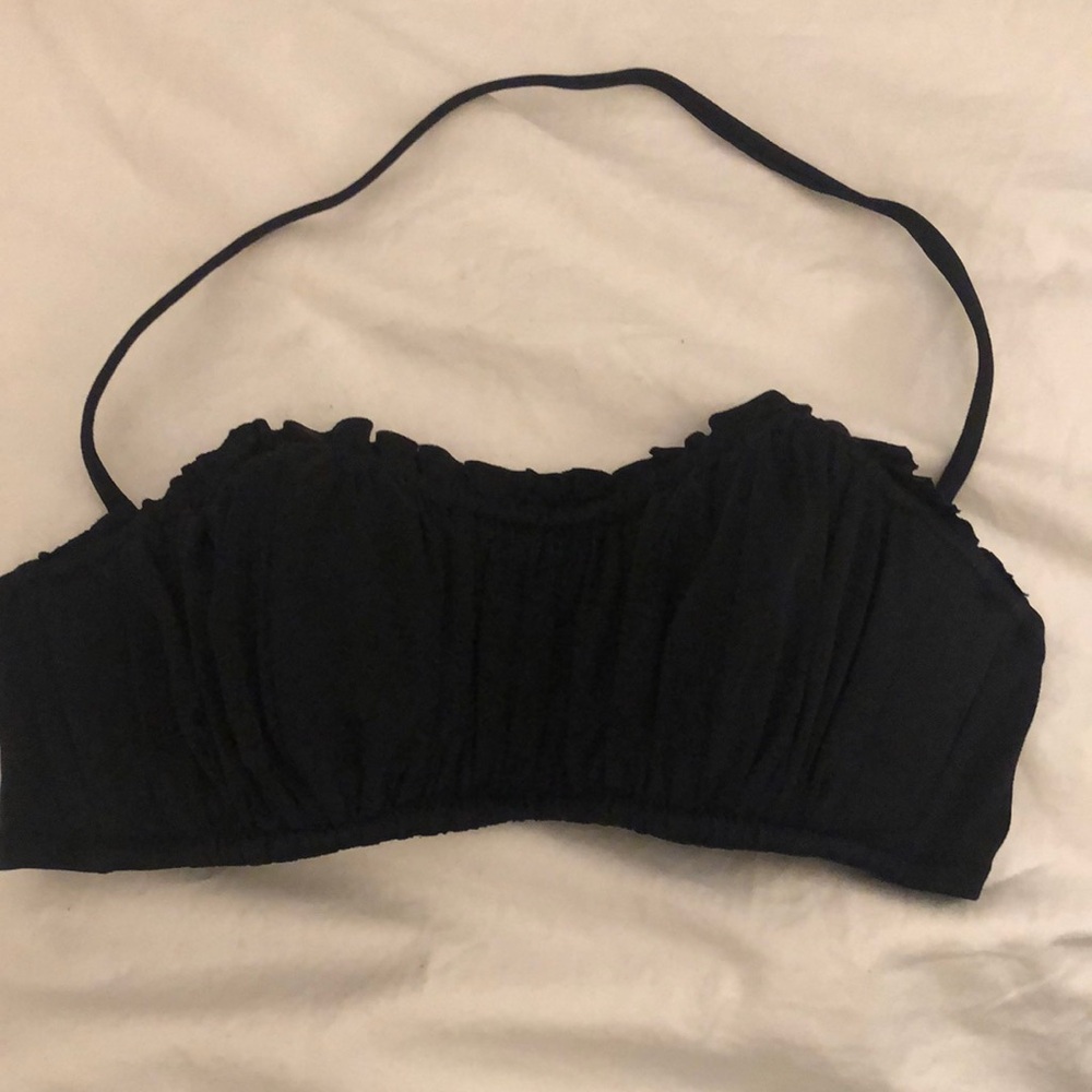 Women’s JCrew size S Black Swim Top